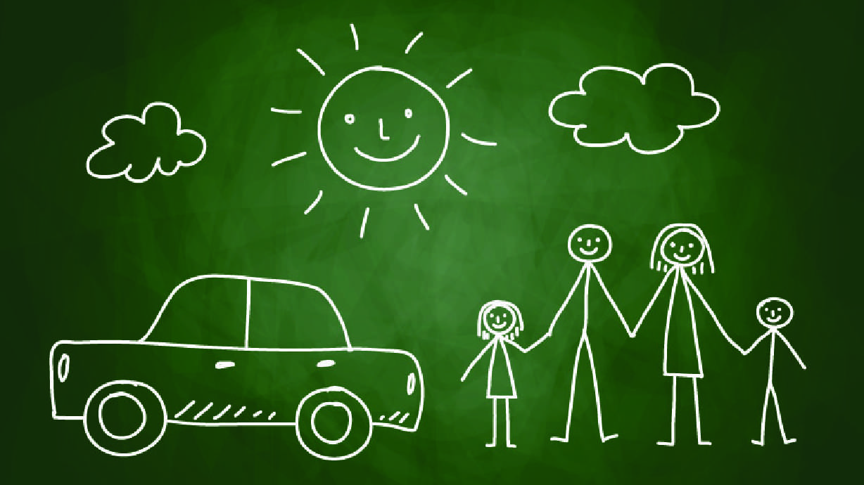 Stick figure decals on cars unsafe, group says