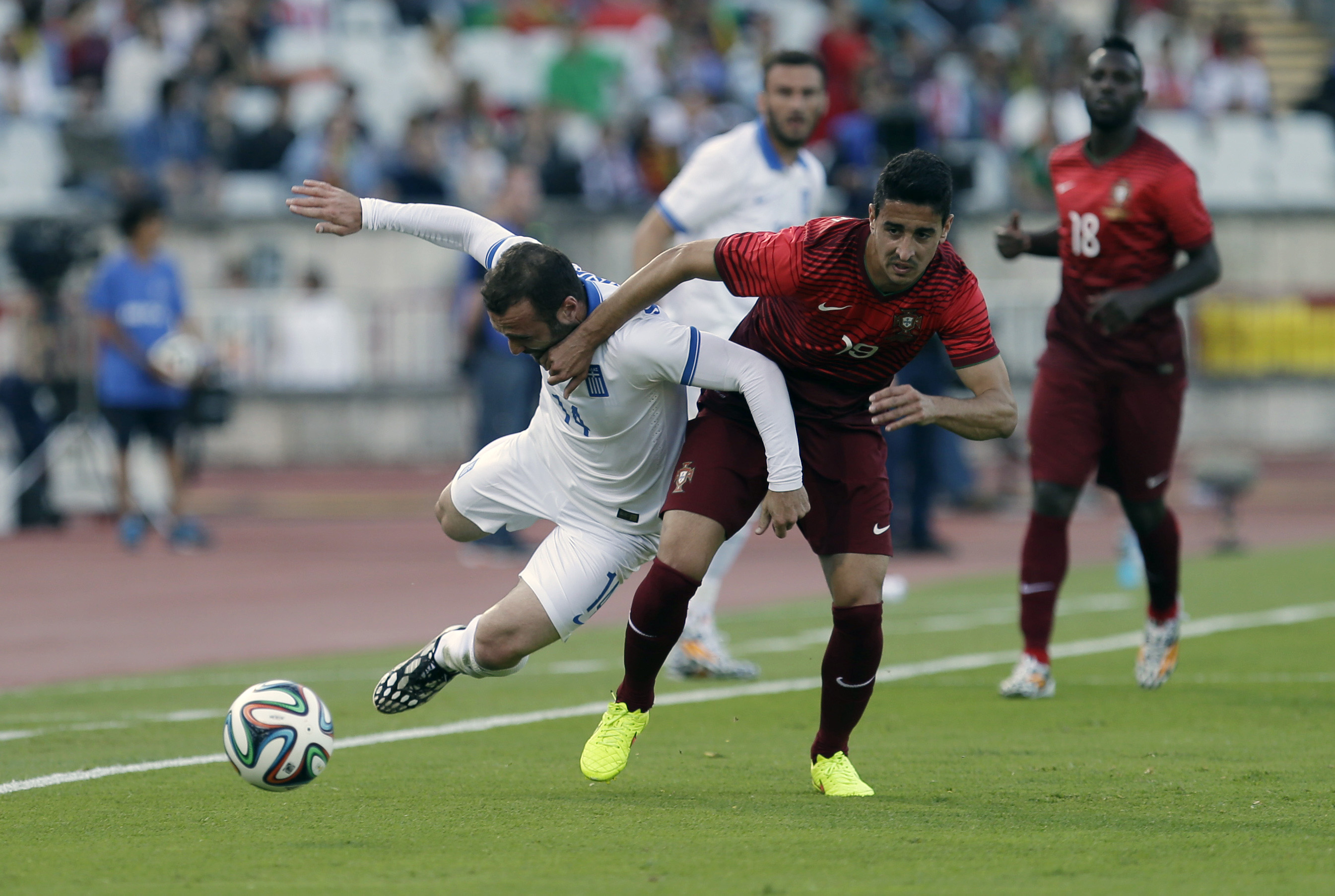 Portugal draws 0-0 with Greece in WCup warm-up