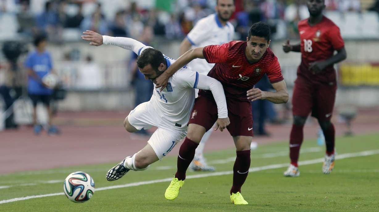 Portugal draws 0-0 with Greece in WCup warm-up