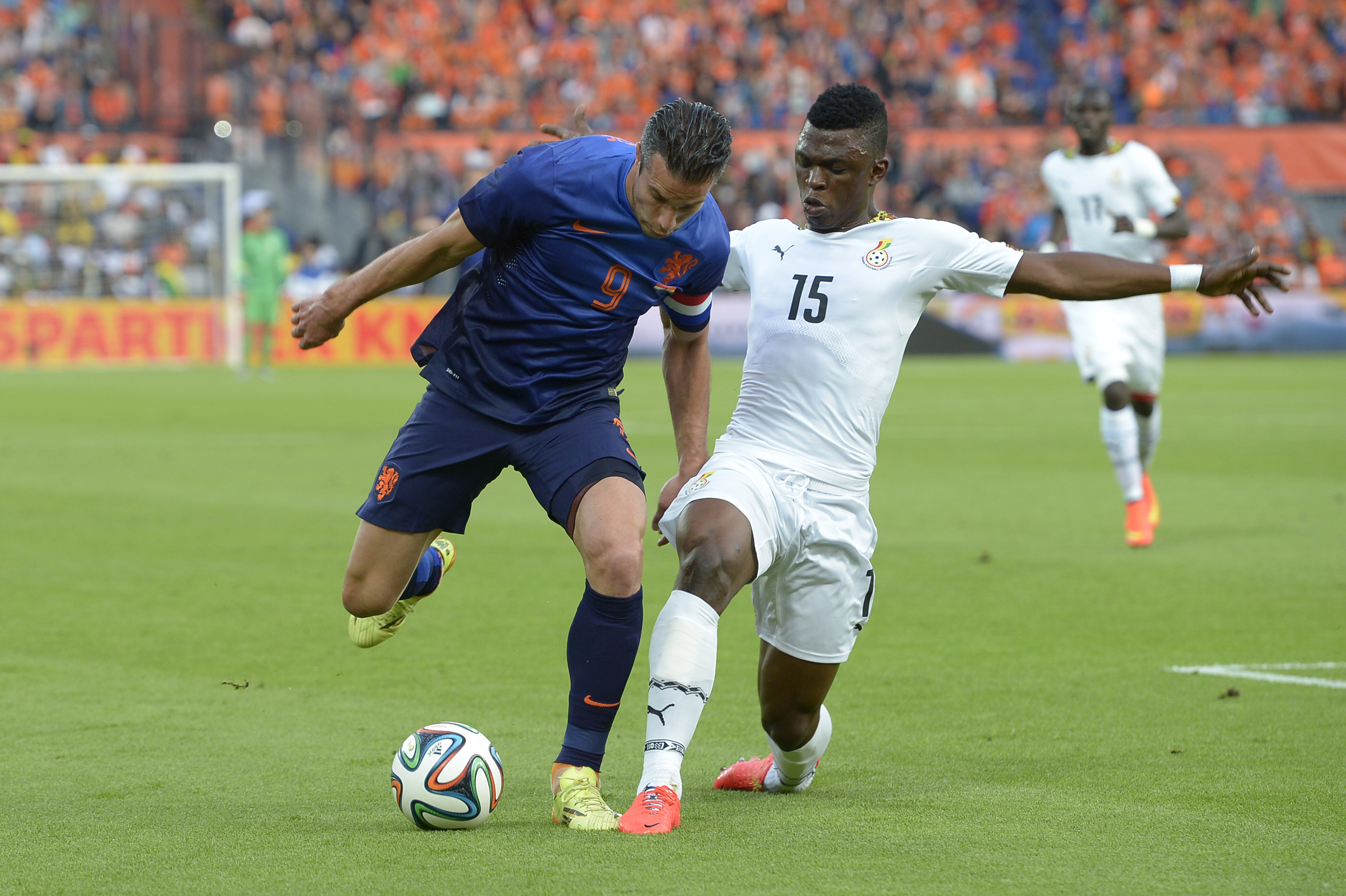 Netherlands beats Ghana 1-0 in World Cup tune-up