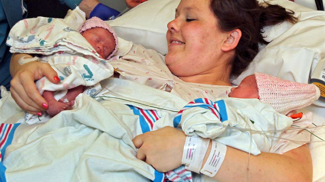 Rare 'mono mono' twins could be home within weeks