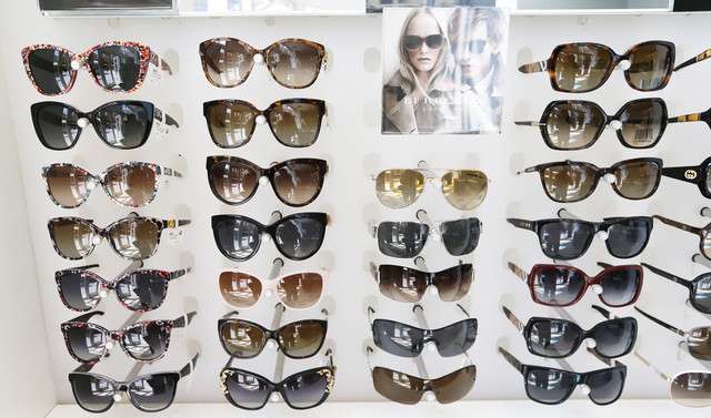 Sunglasses are on sale at the Sunglass Hut in Salt Lake City Friday, May
30, 2014. The Vision Council released a report on UV exposure in Utah
and how few Utahns actually wear sunglasses.