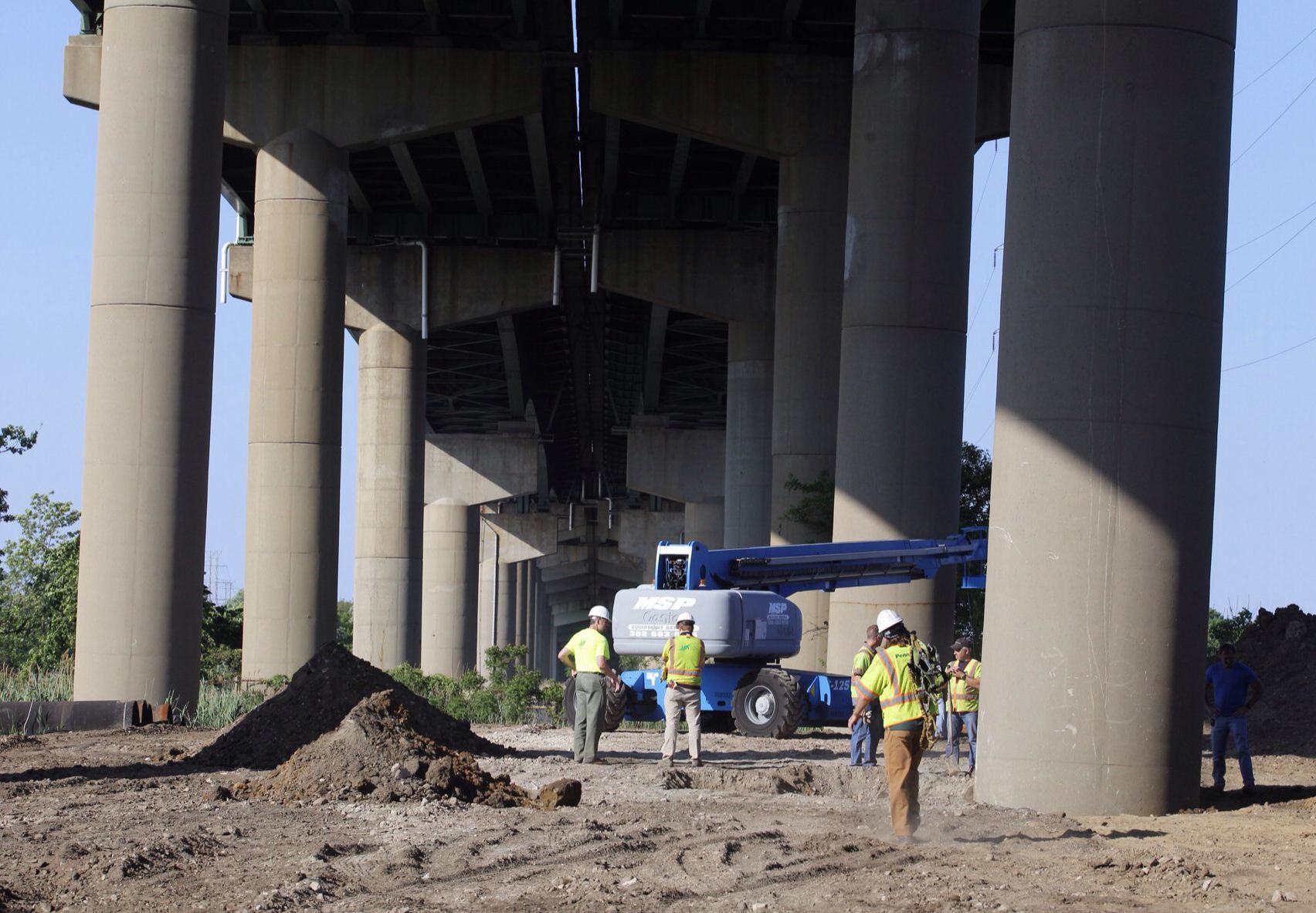 Delaware bridge tilt likely from ground shifting