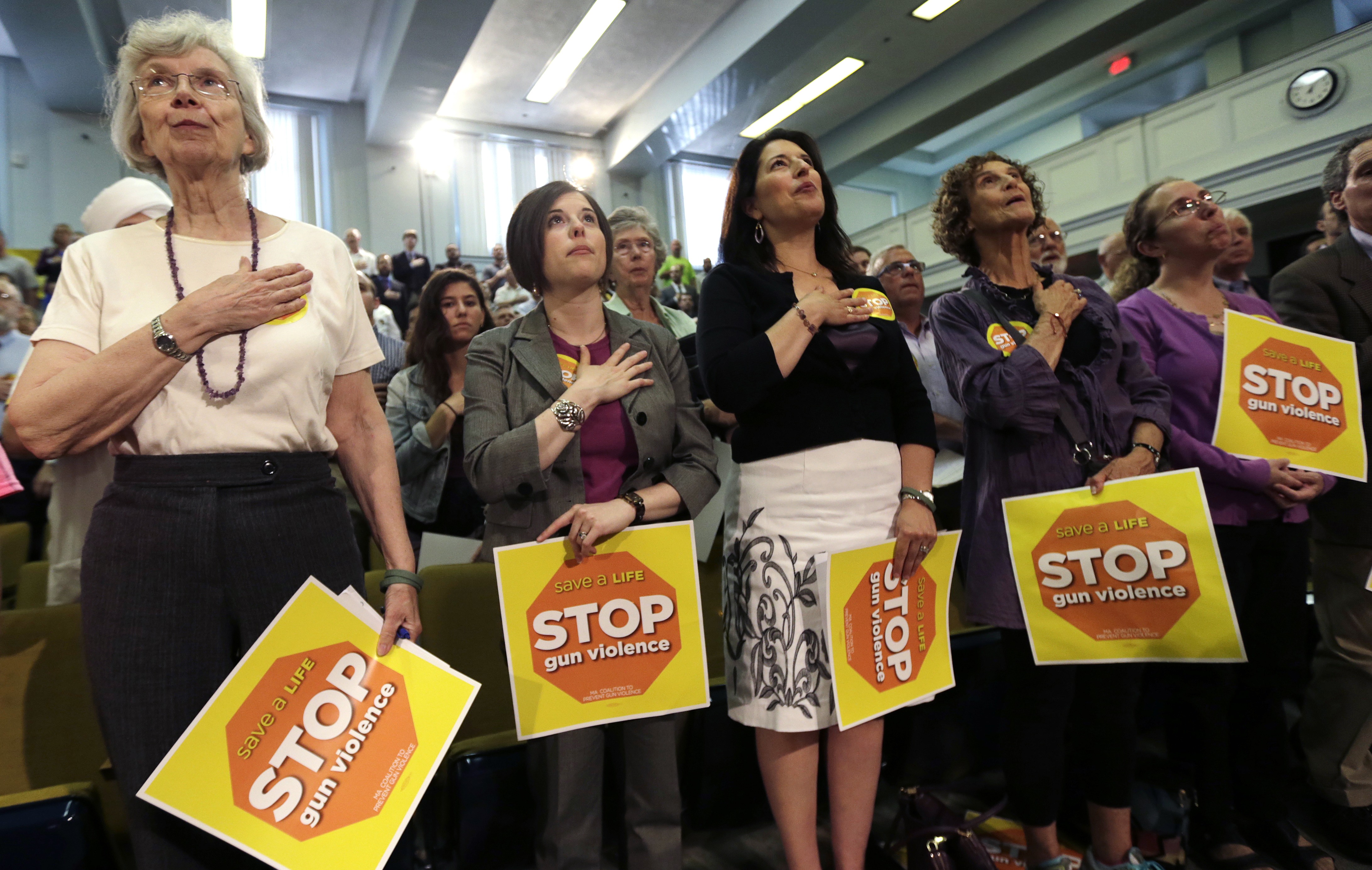 Massachusetts gun control debate draws both sides