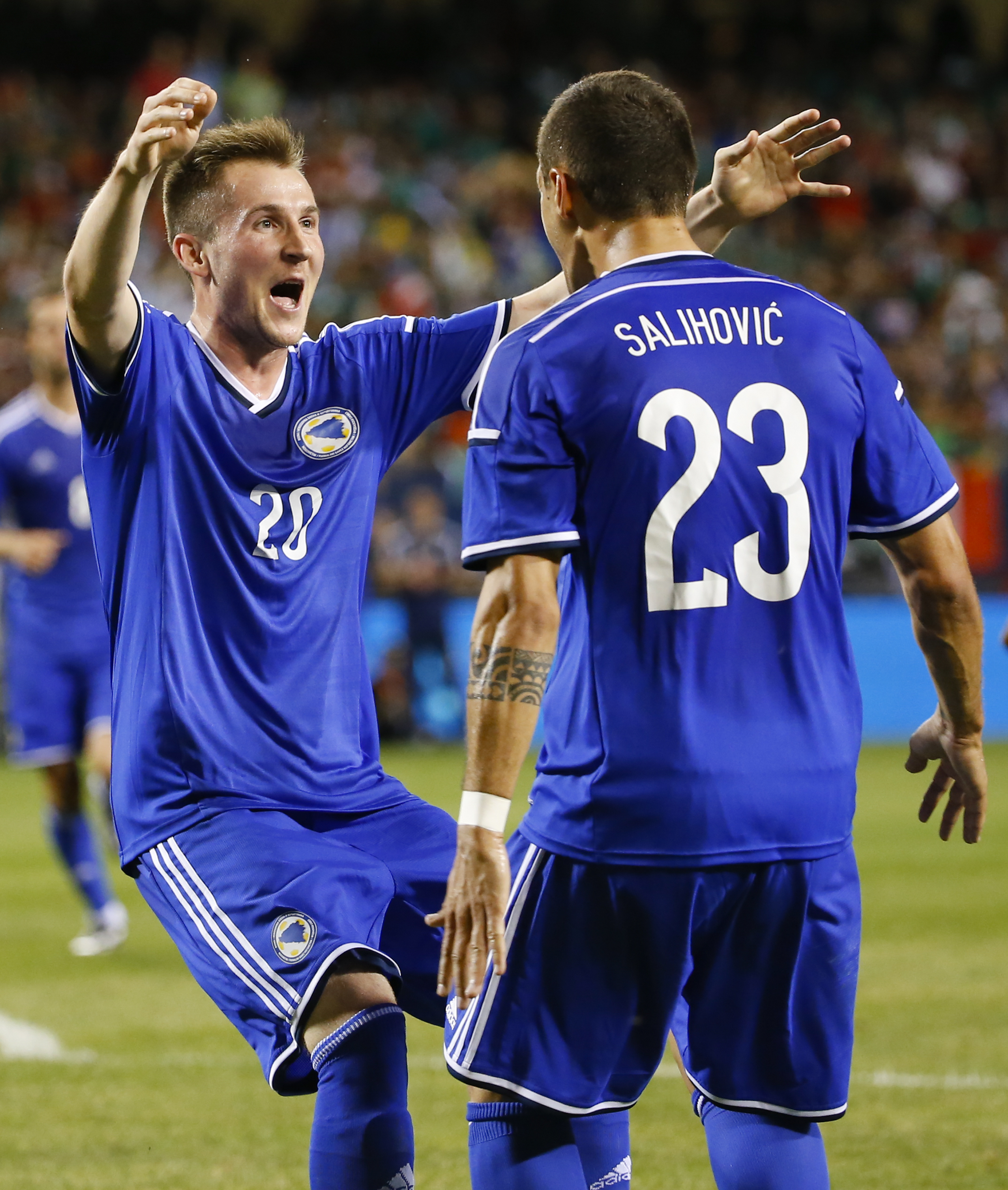 Bosnia edges Mexico 1-0 in warm-up match