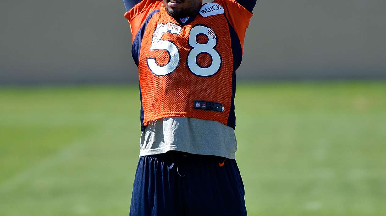 Von Miller's weight is down, spirits are up