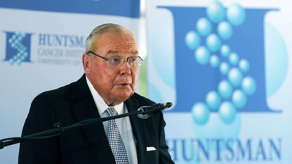 Huntsman Sr. says he doesn’t count tithing as philanthropy