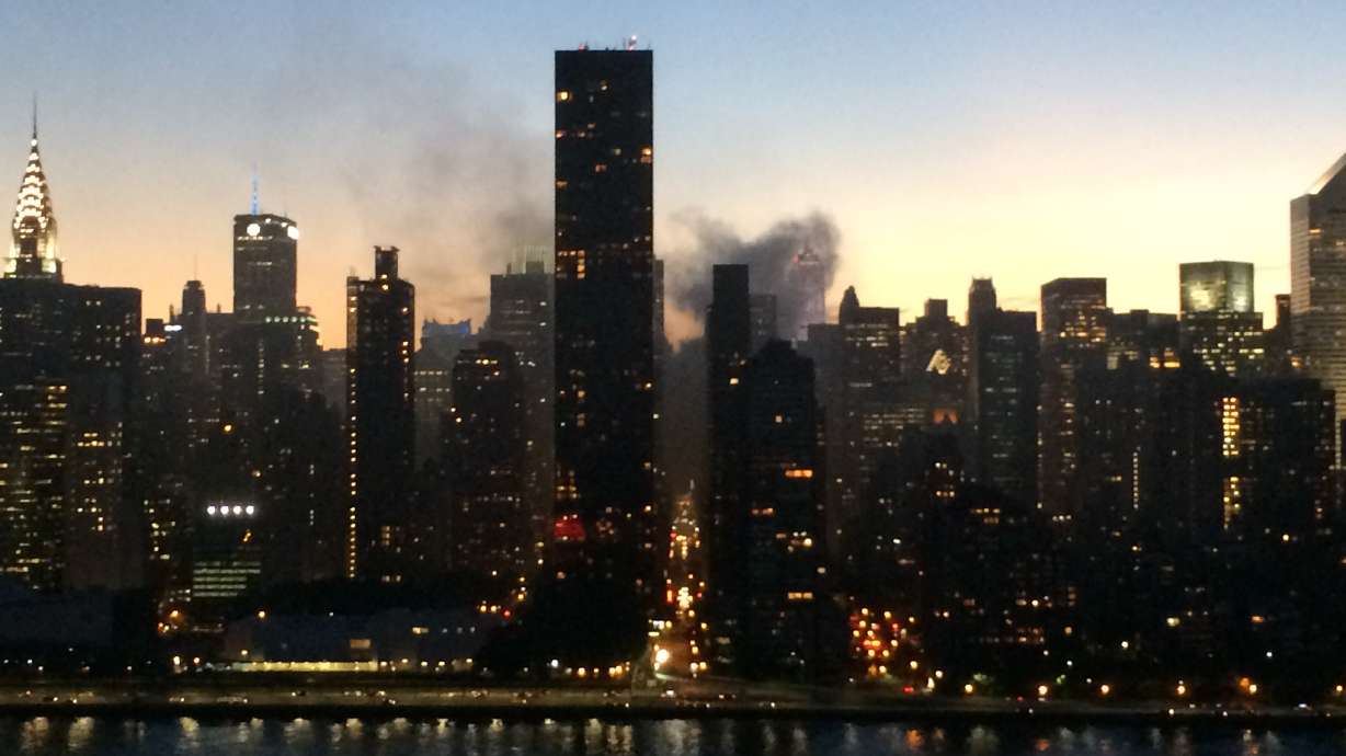 Restaurant near Rockefeller Center catches fire