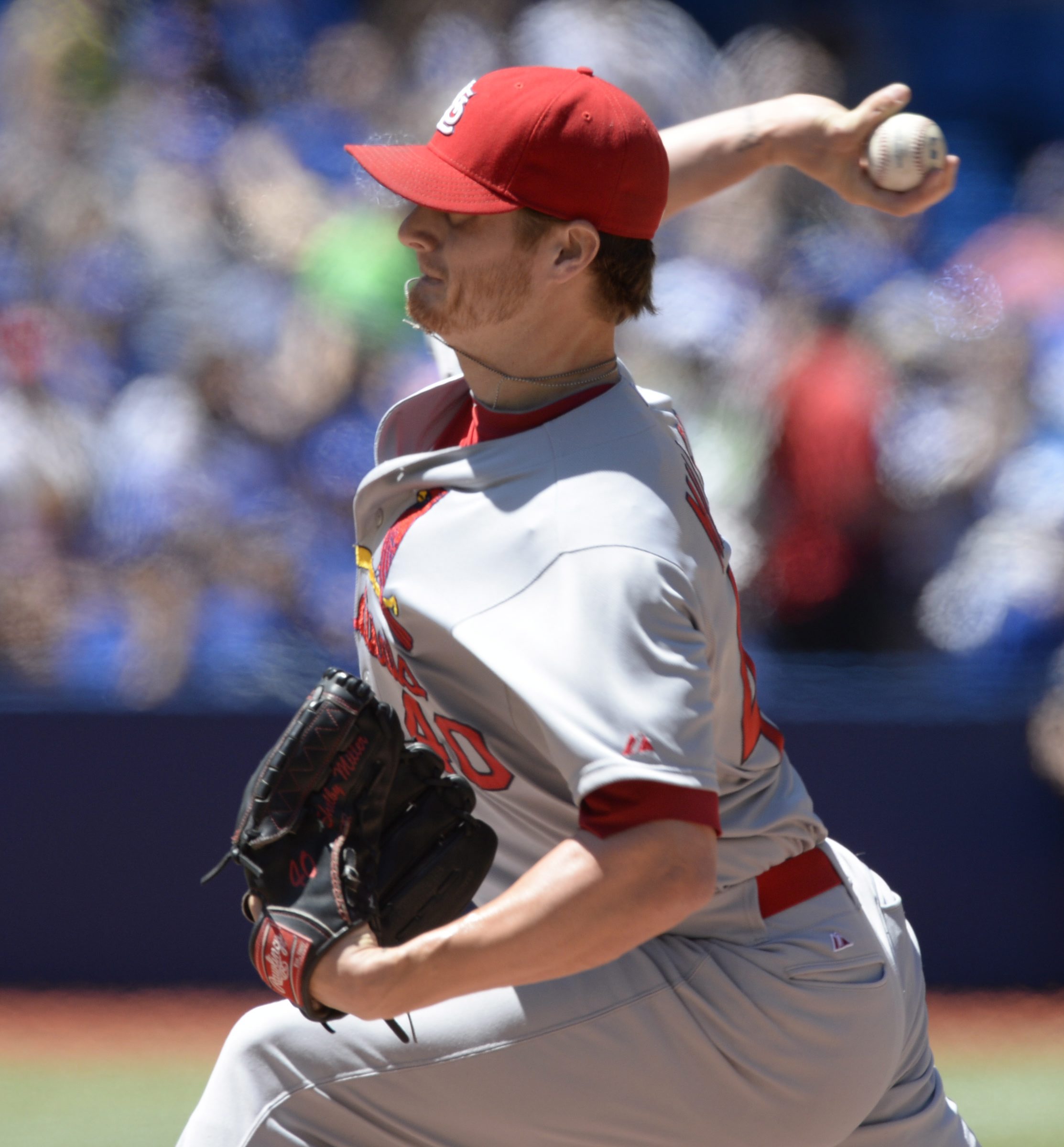 Miller pitches 3-hitter, Cardinals beat Blue Jays