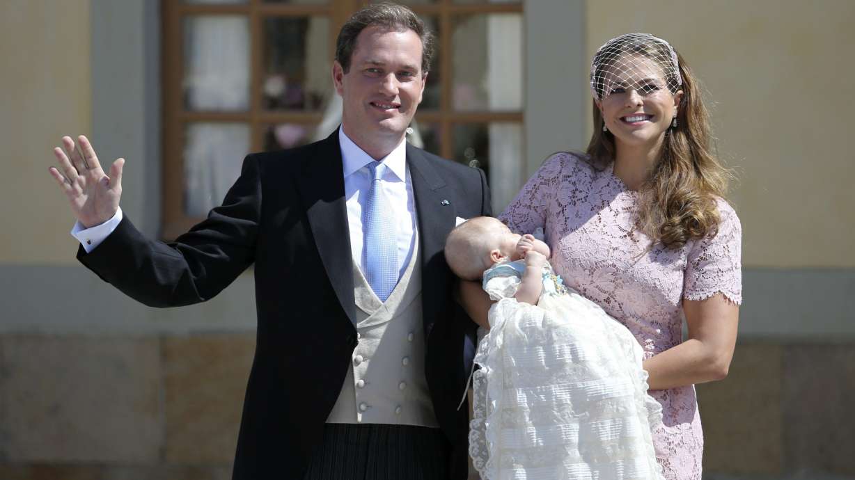 Swedish princess baptized in royal ceremony