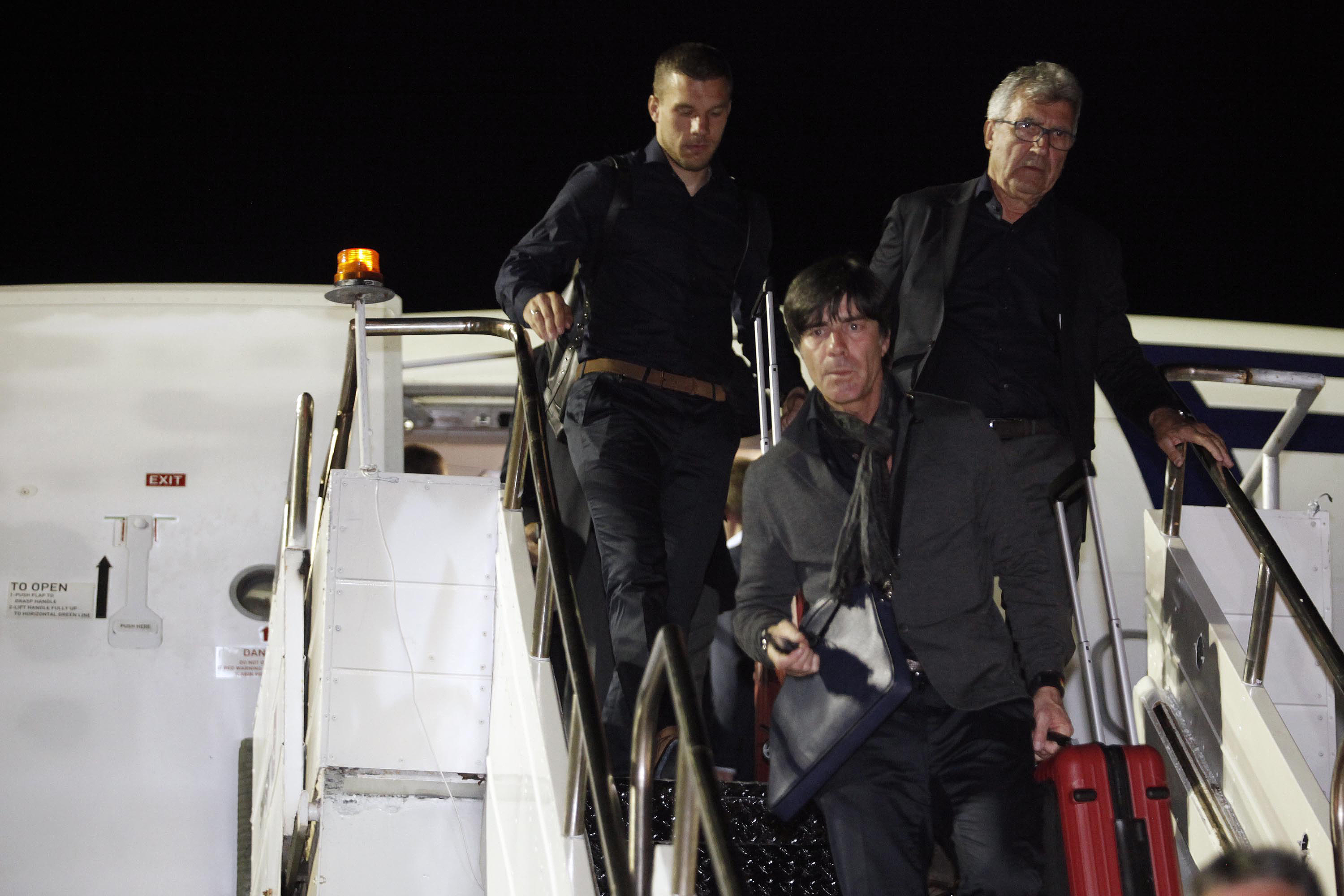 Germany arrives in Brazil with injury worries