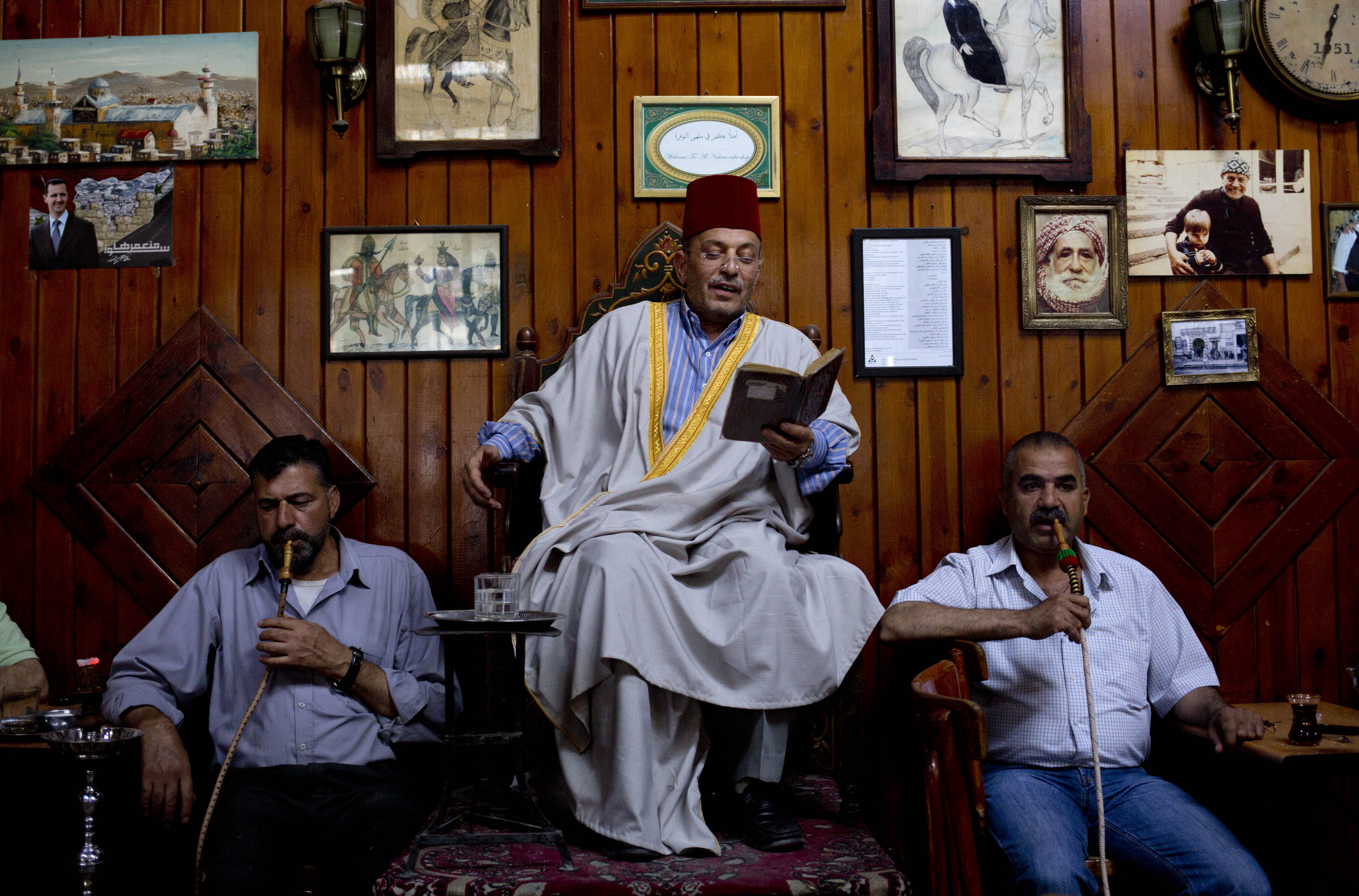 Famed Syrian storyteller's life upended by war