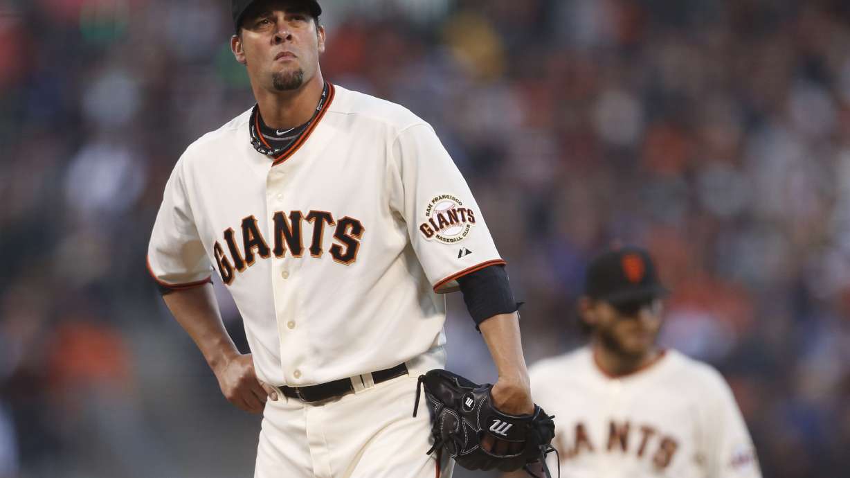 Vogelsong has tough start, Giants lose to Nats 9-2