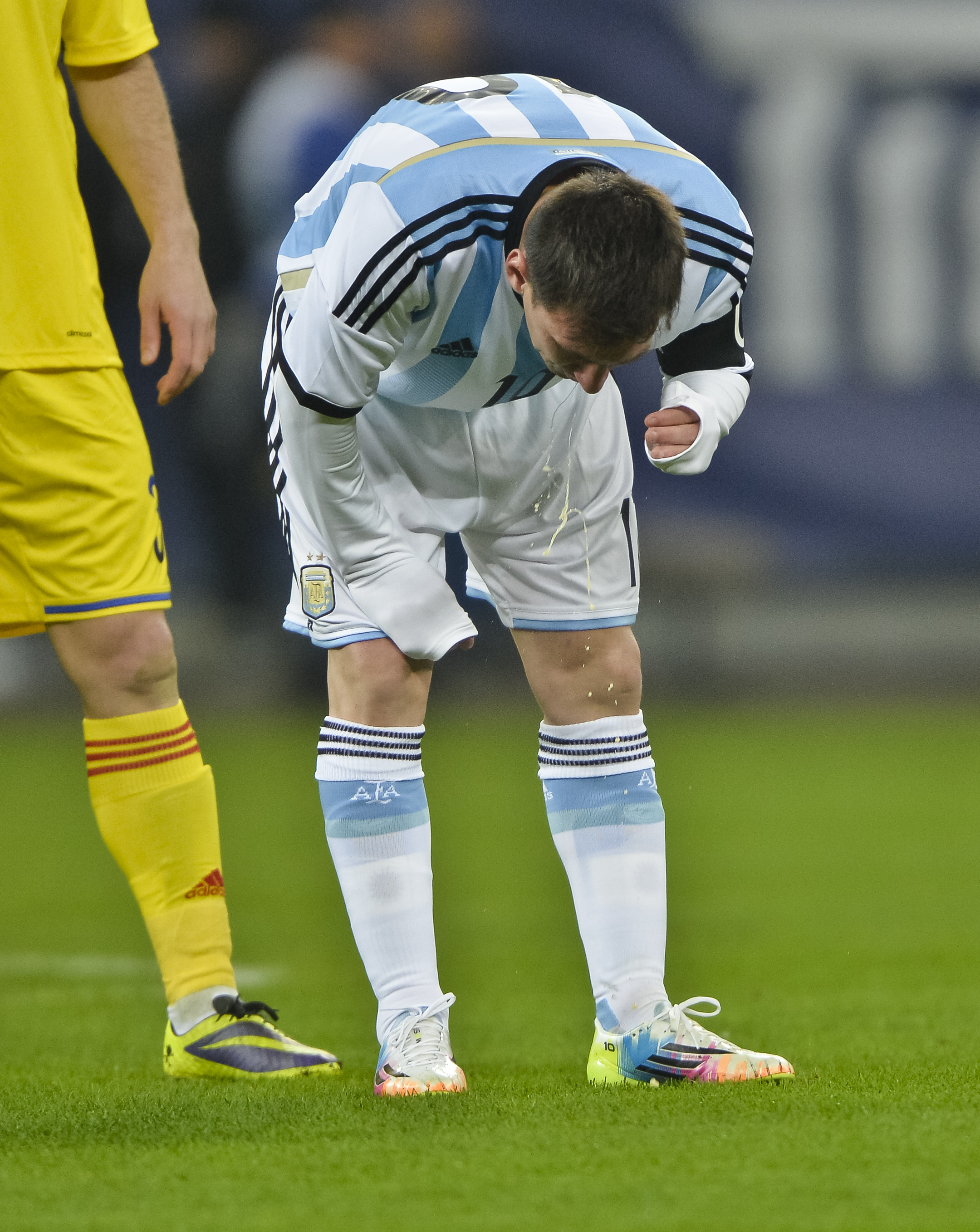 Messi's bouts of nausea puzzle world of football