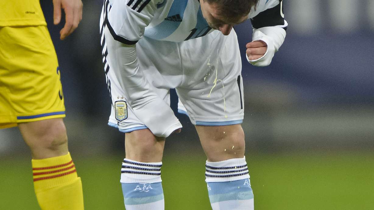 Messi's bouts of nausea puzzle world of football