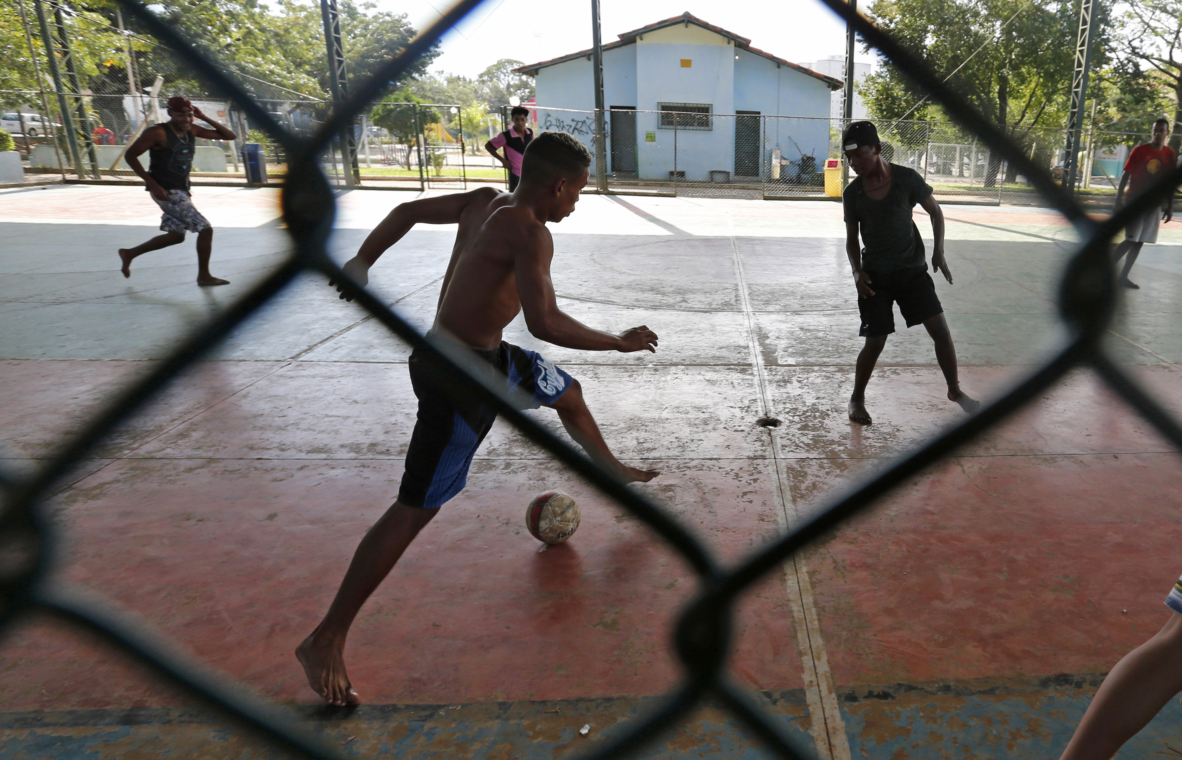 AP Photos: Soccer joy before heroes hit World Cup