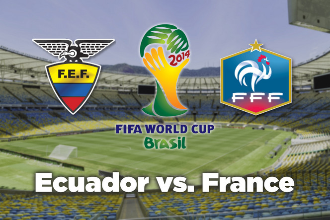 World Cup Game Center: Ecuador vs. France