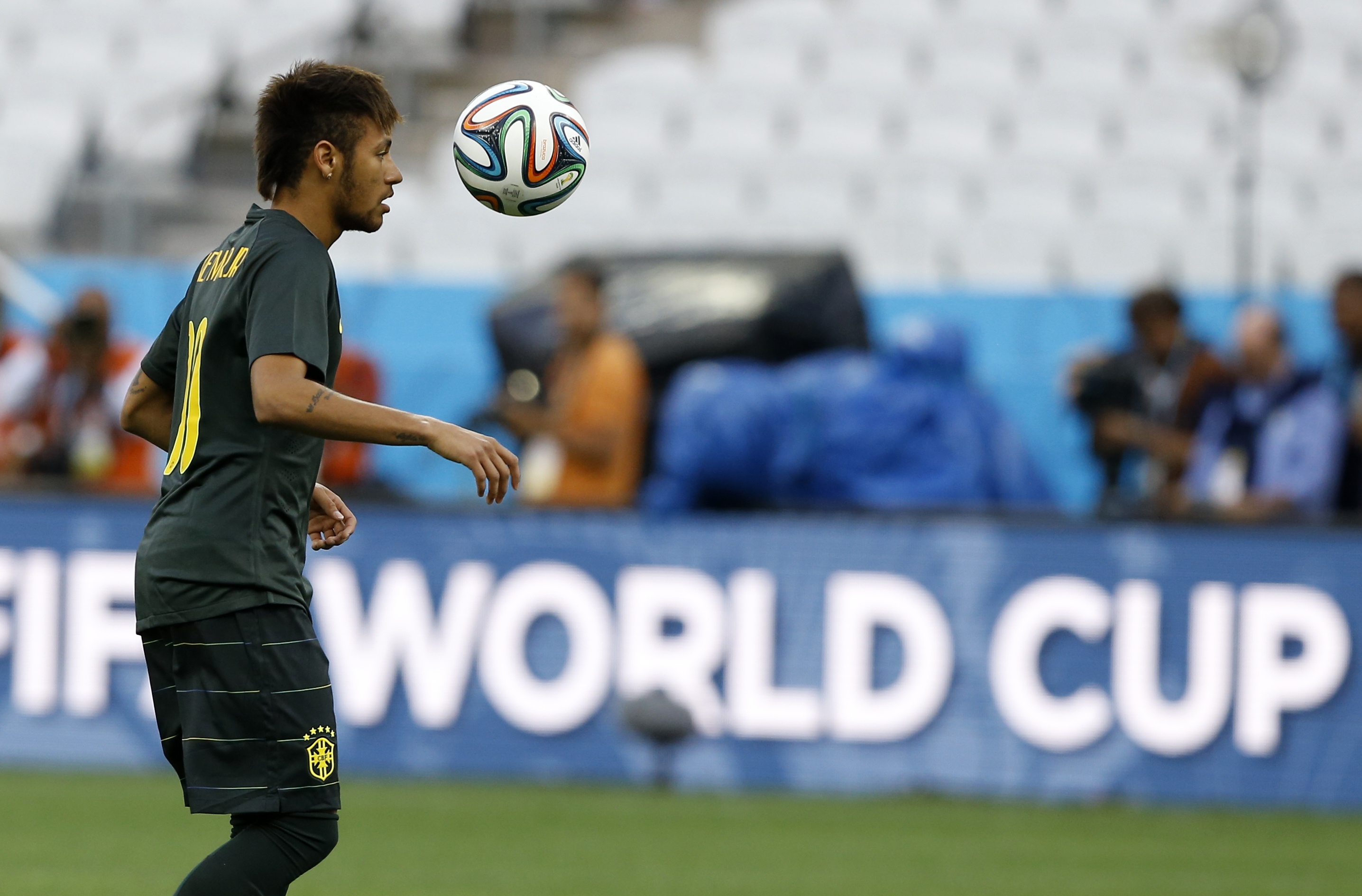 Neymar anxious ahead of Brazil's World Cup opener