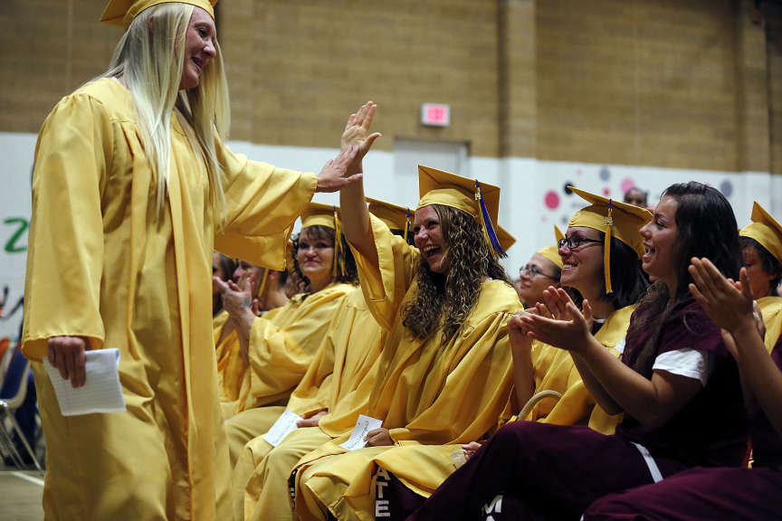 Prison inmates graduate high school, 'couldn't be more proud'
