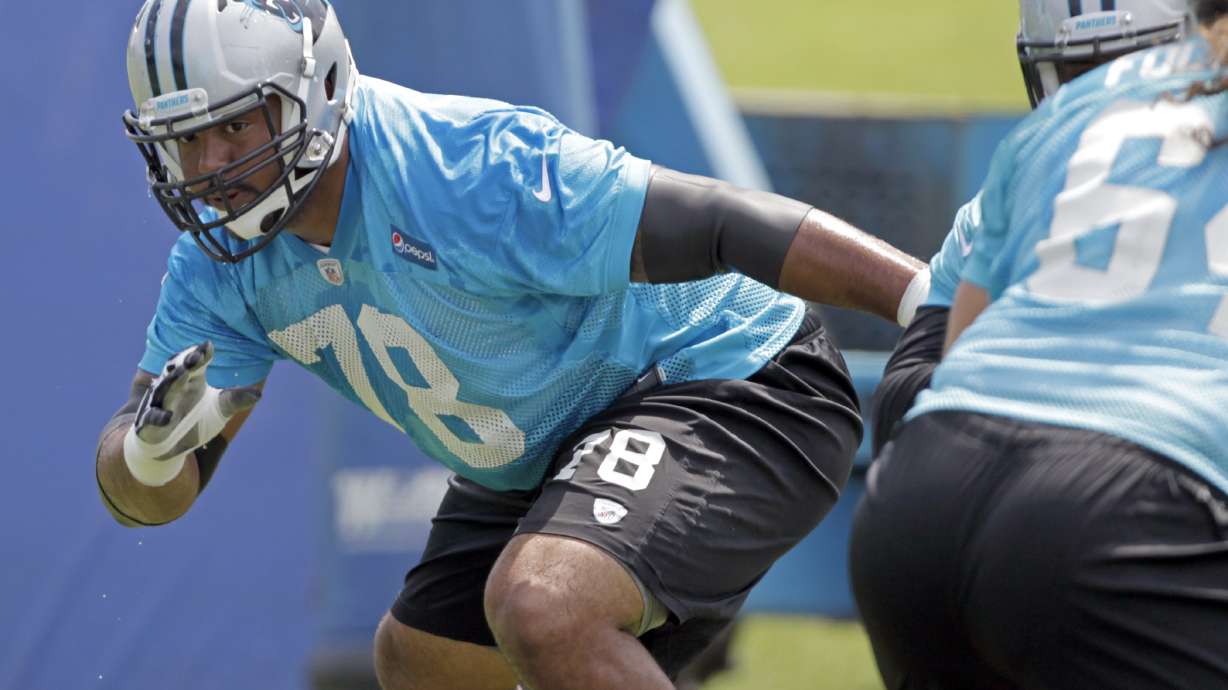 Panthers unsure who'll protect Newton's blindside