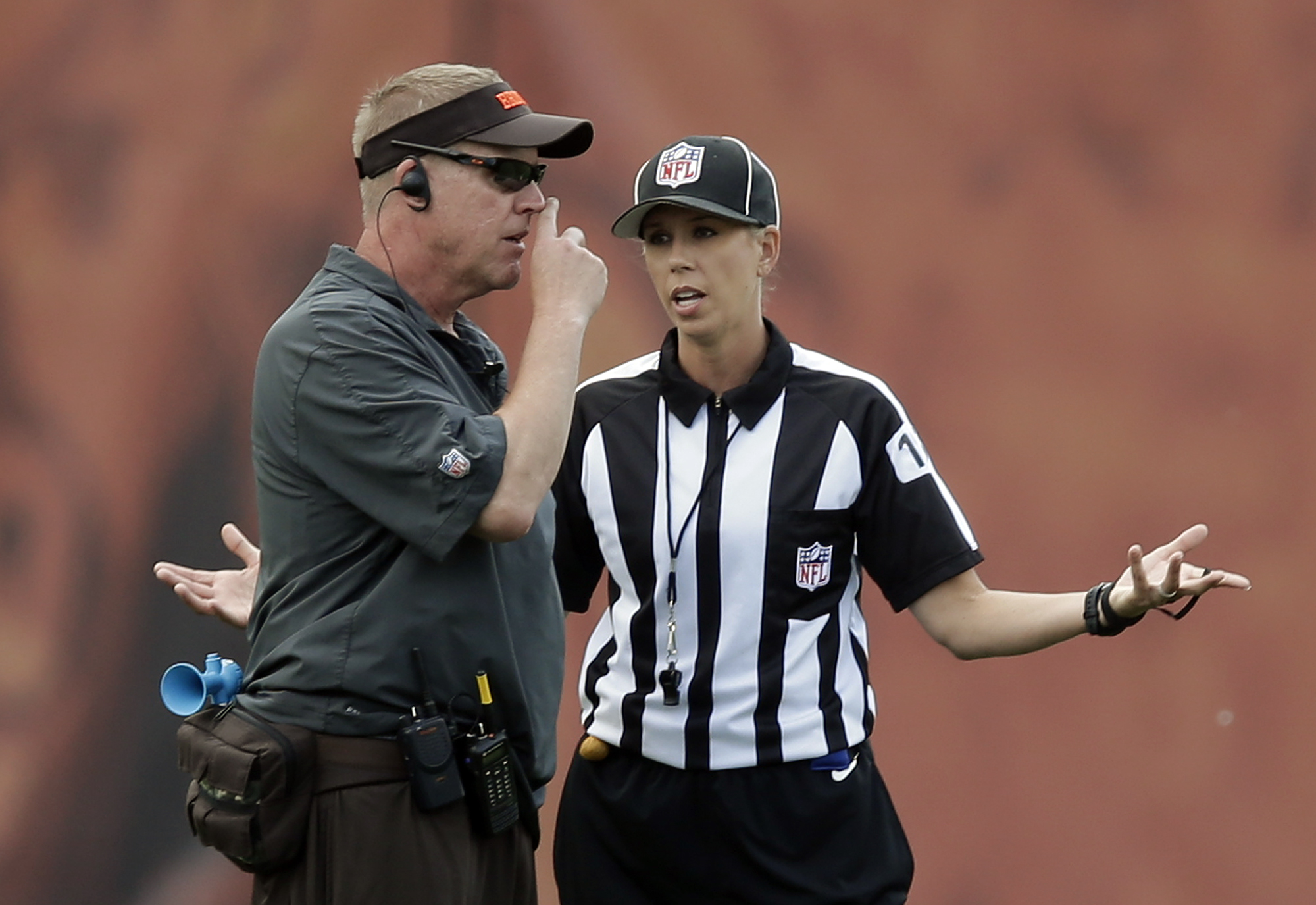 Female official hopes to break NFL barrier