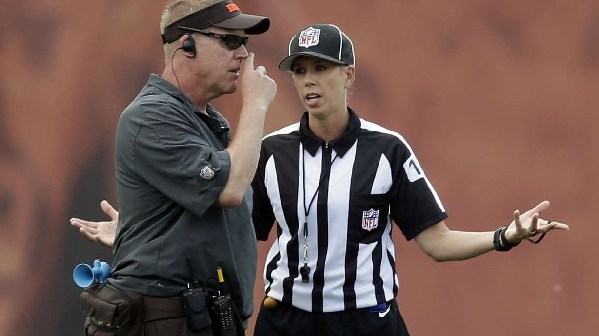 Female official hopes to break NFL barrier