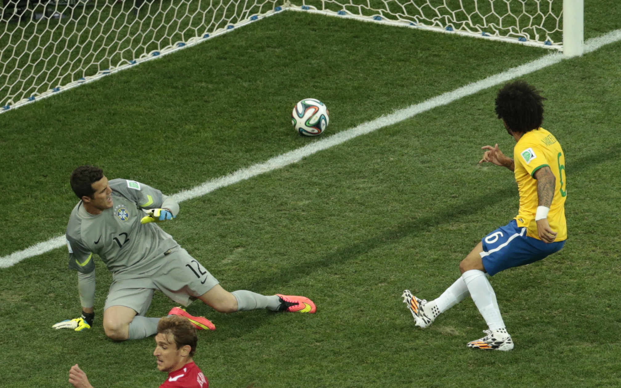 'Just relief' for Marcelo, Brazil after own goal