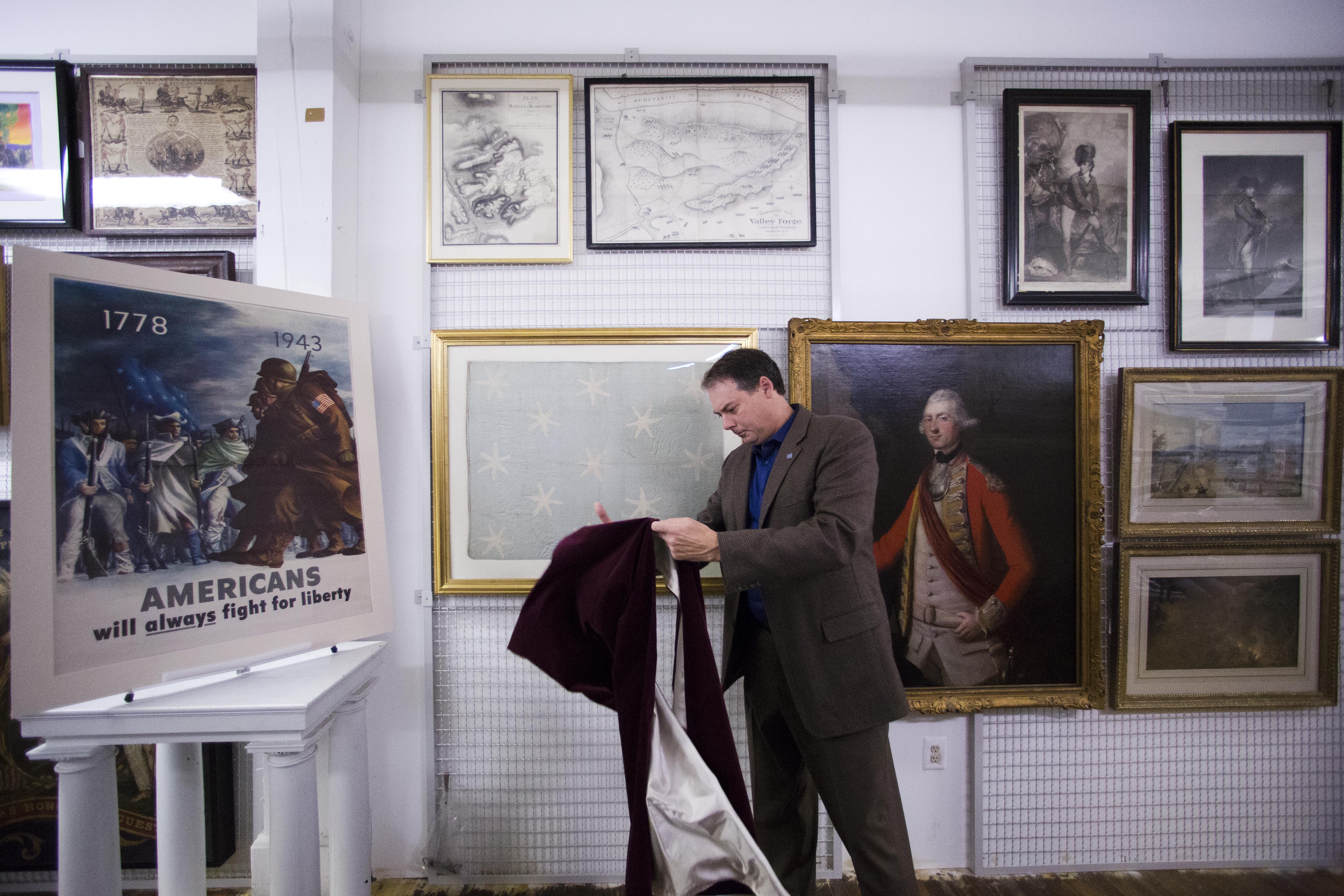 Washington's flag awaits museum's 2016 opening