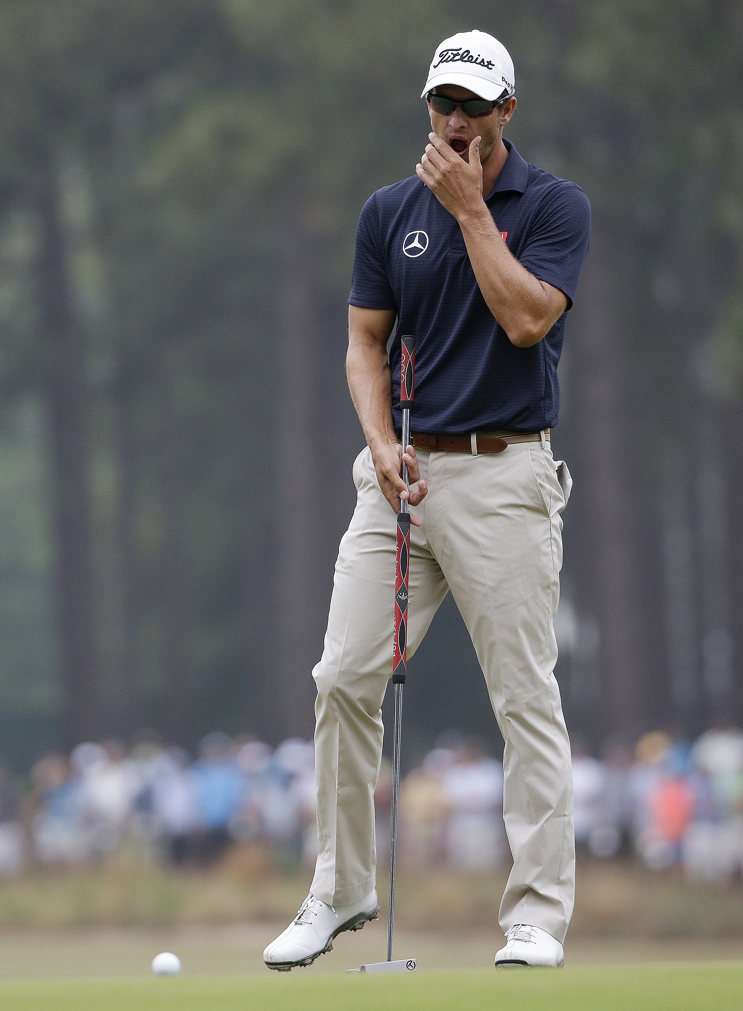 A Father's Day surprise for Kisner's dad at Open