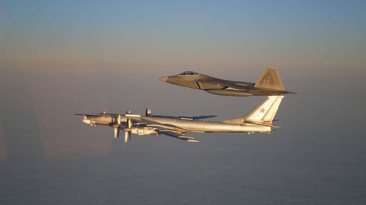 Russian bombers fly near California