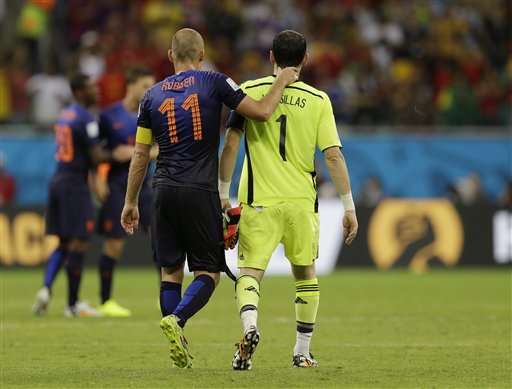 Mundial Brasil 2014 - 13 Junio , España v Holanda