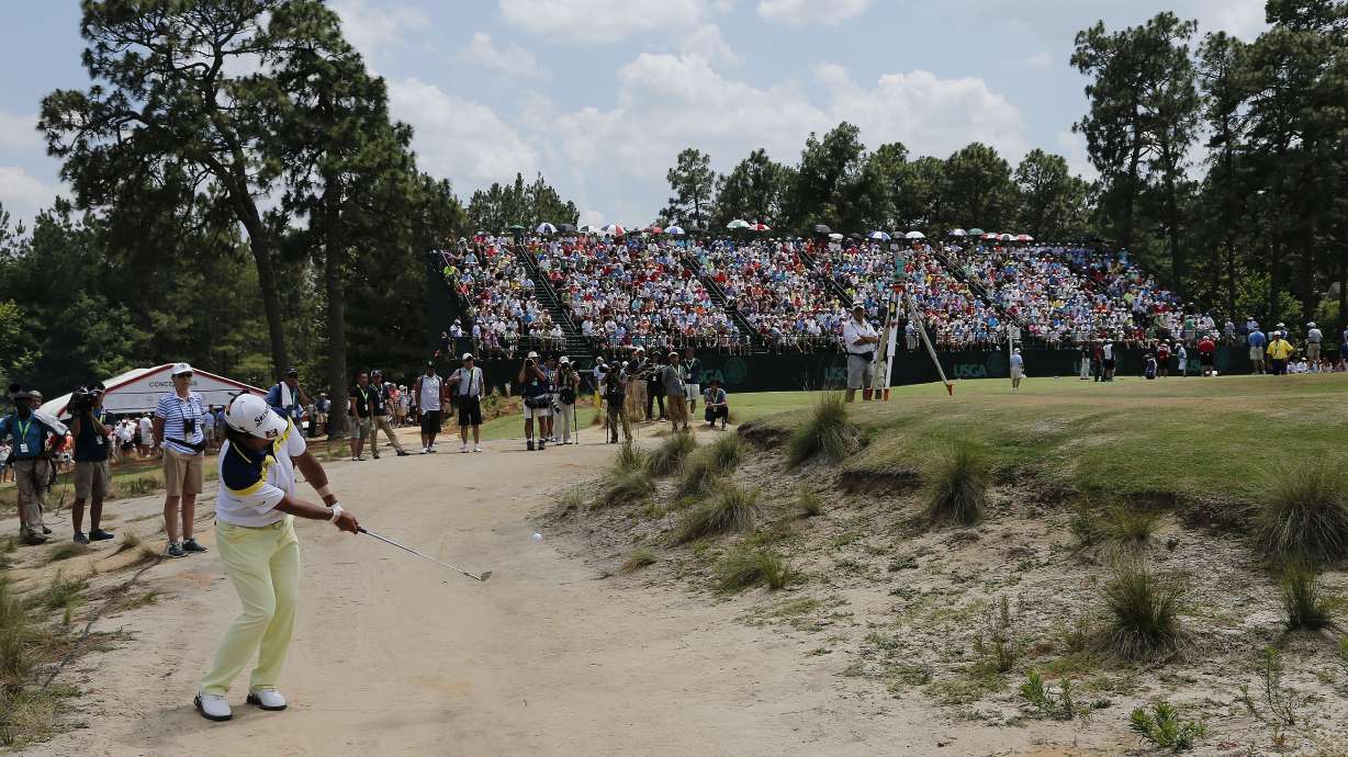 Kaymer outlasts tough Pinehurst for a 5-shot lead