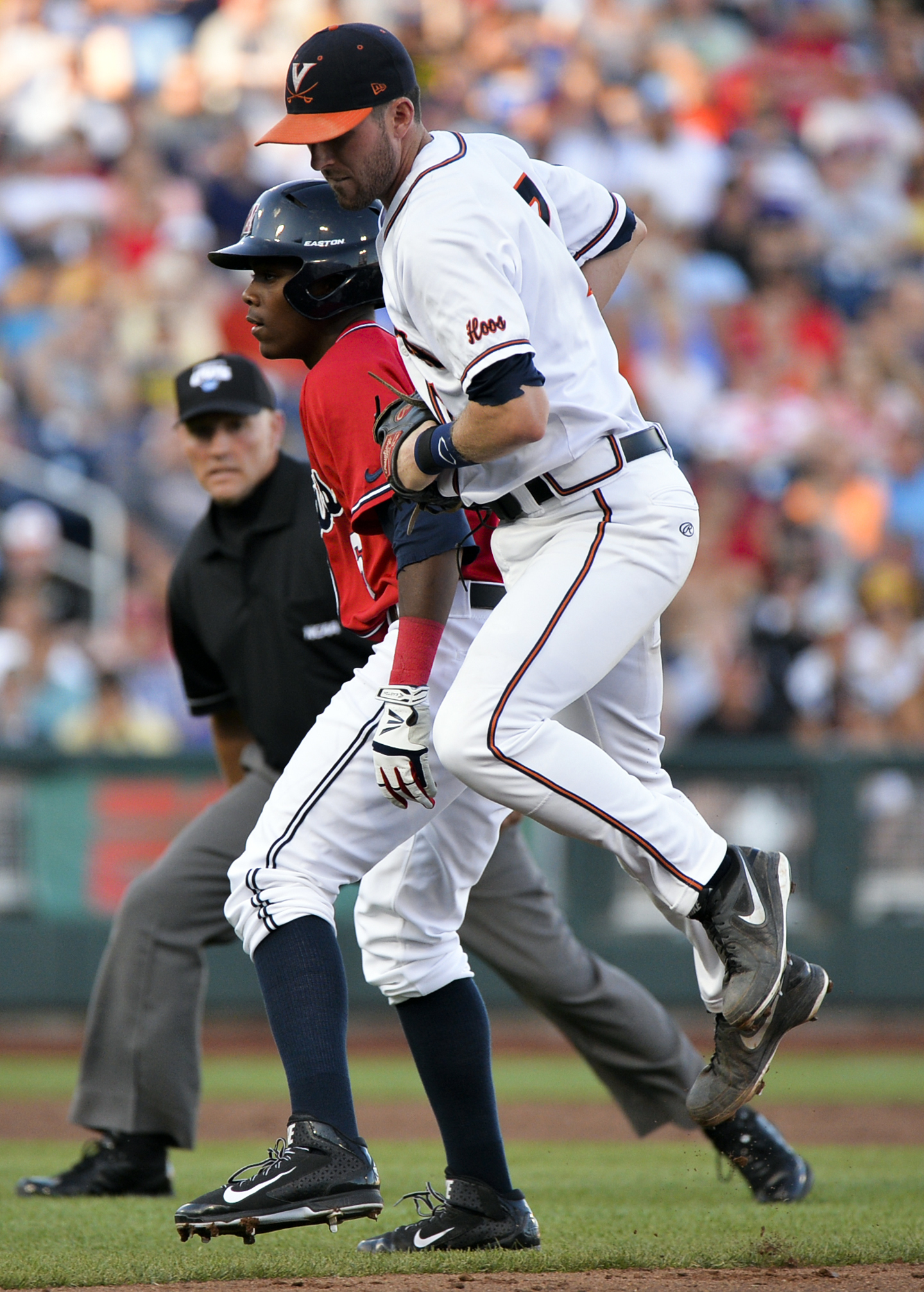 Rebels lose 2-1 to Virginia in CWS on hit in 9th