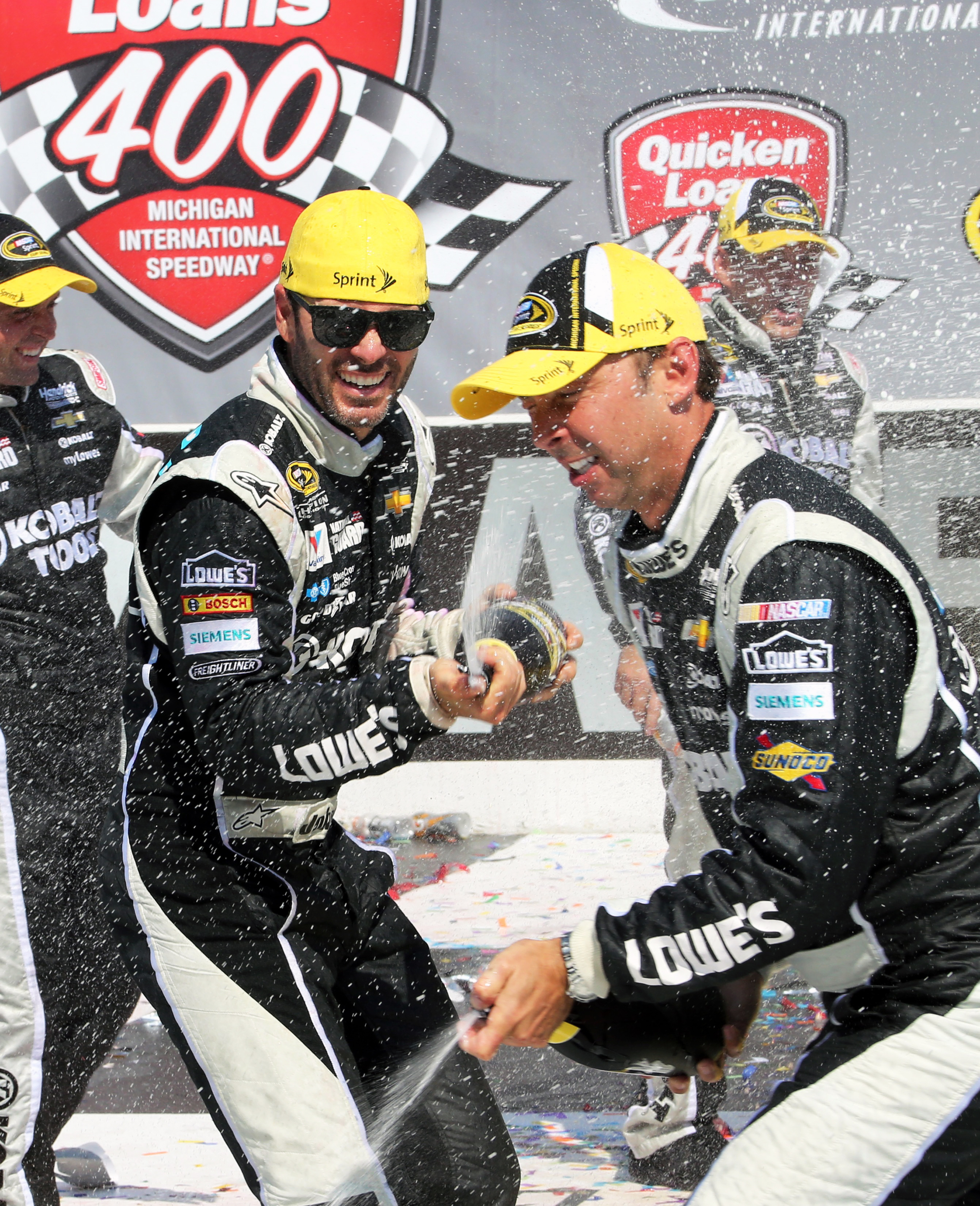 Johnson makes it 3 of 4 with win in Michigan