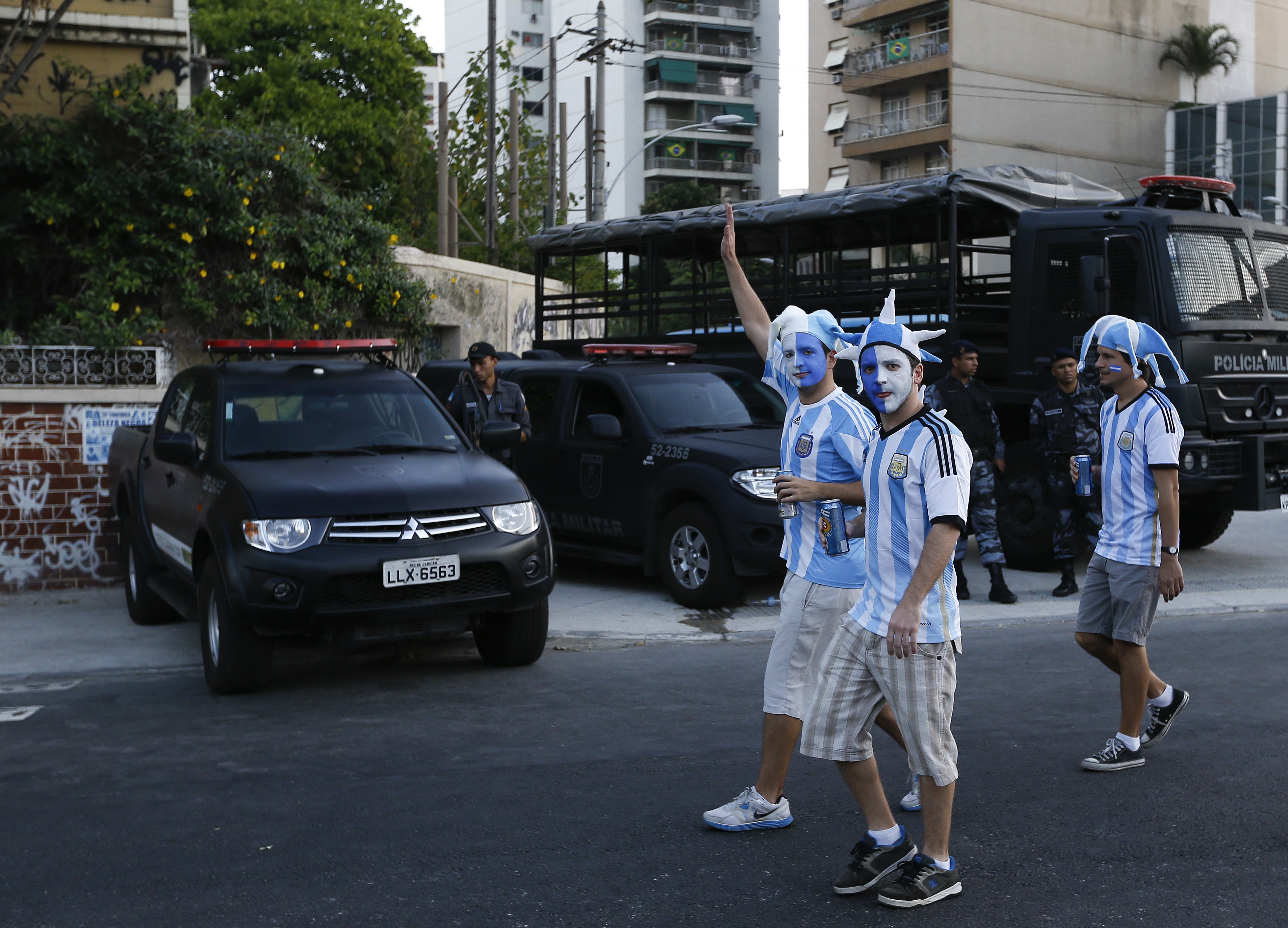 Security reviewed after Argentina fans jump fence