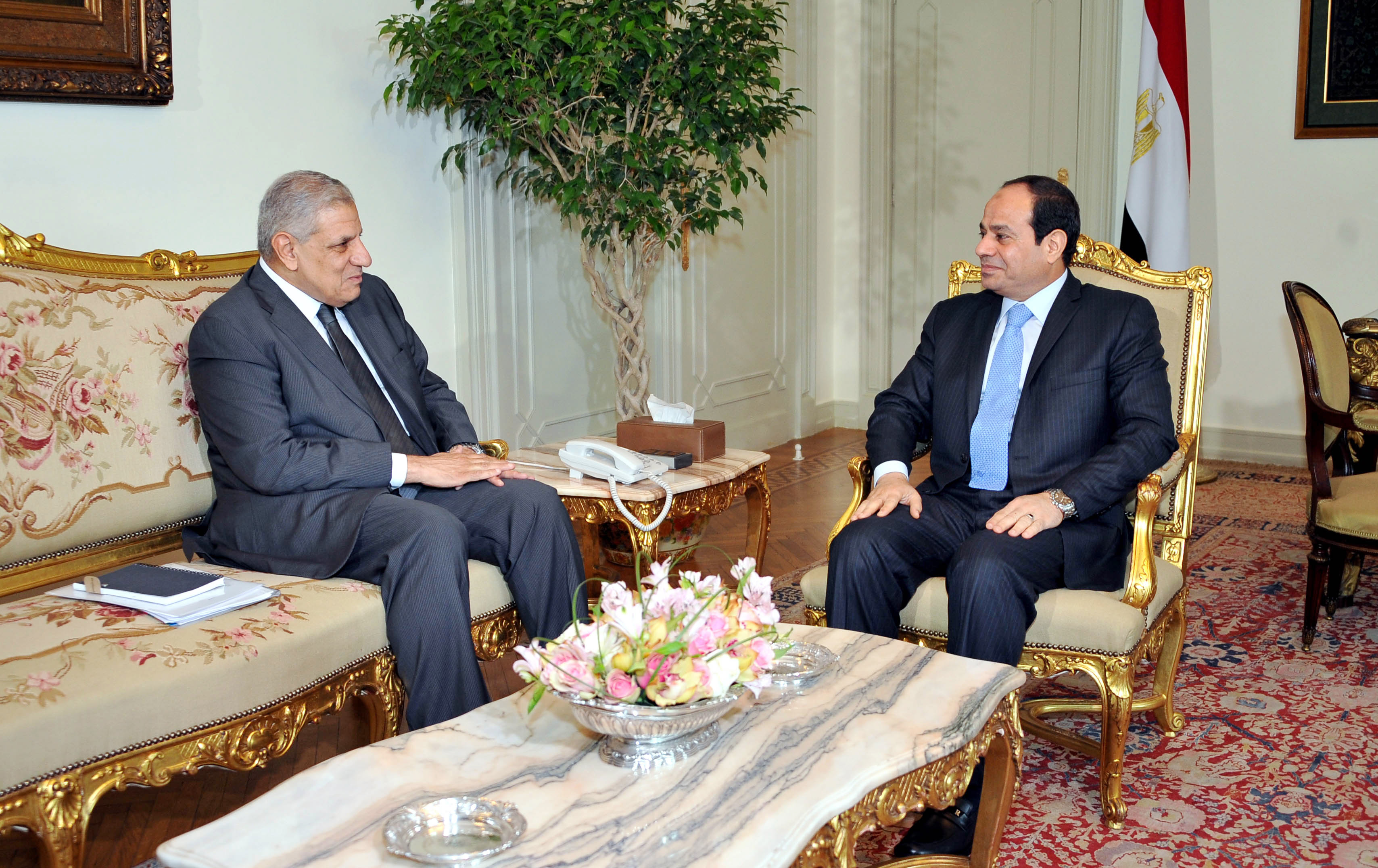 Egypt's president swears in new government