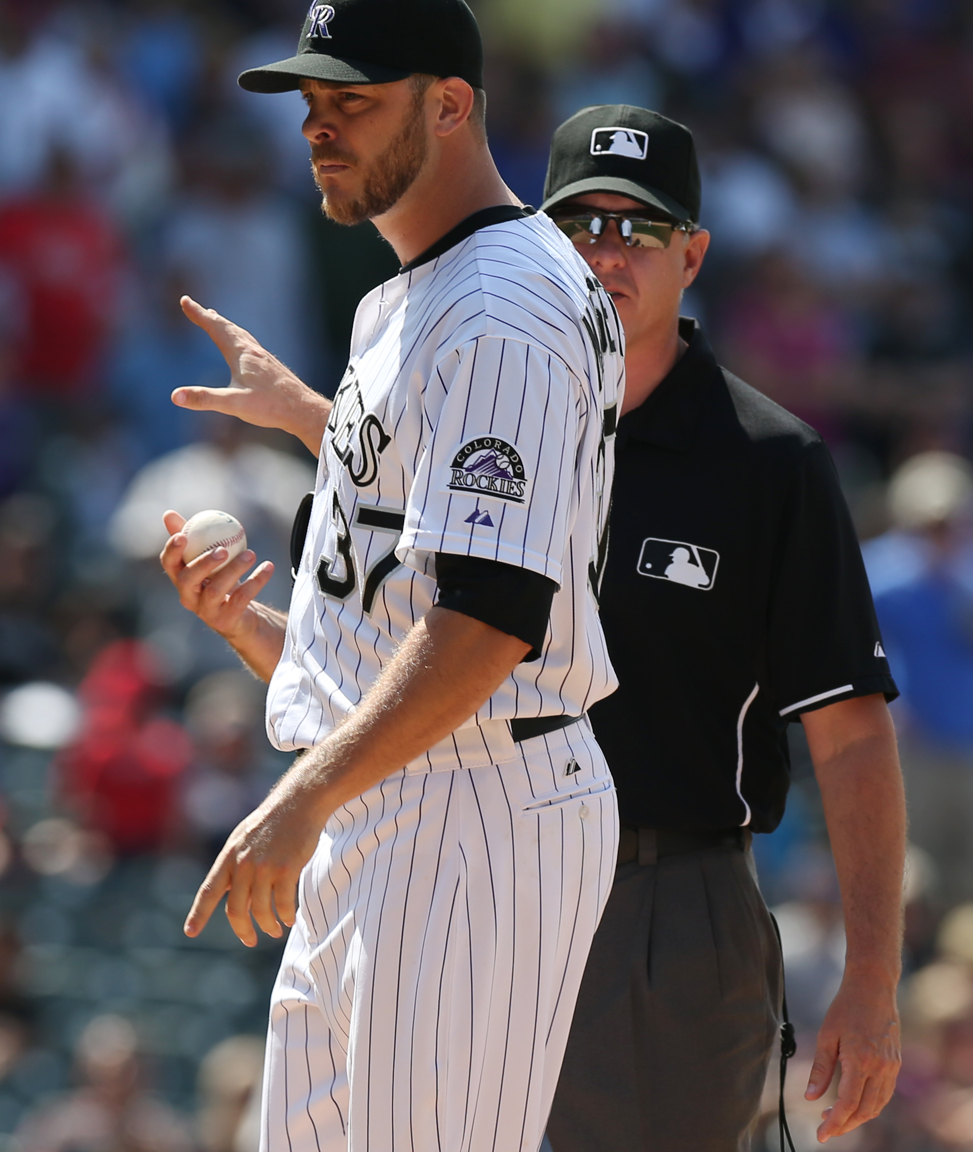 Rockies Masset suspended, Braves Carpenter fined
