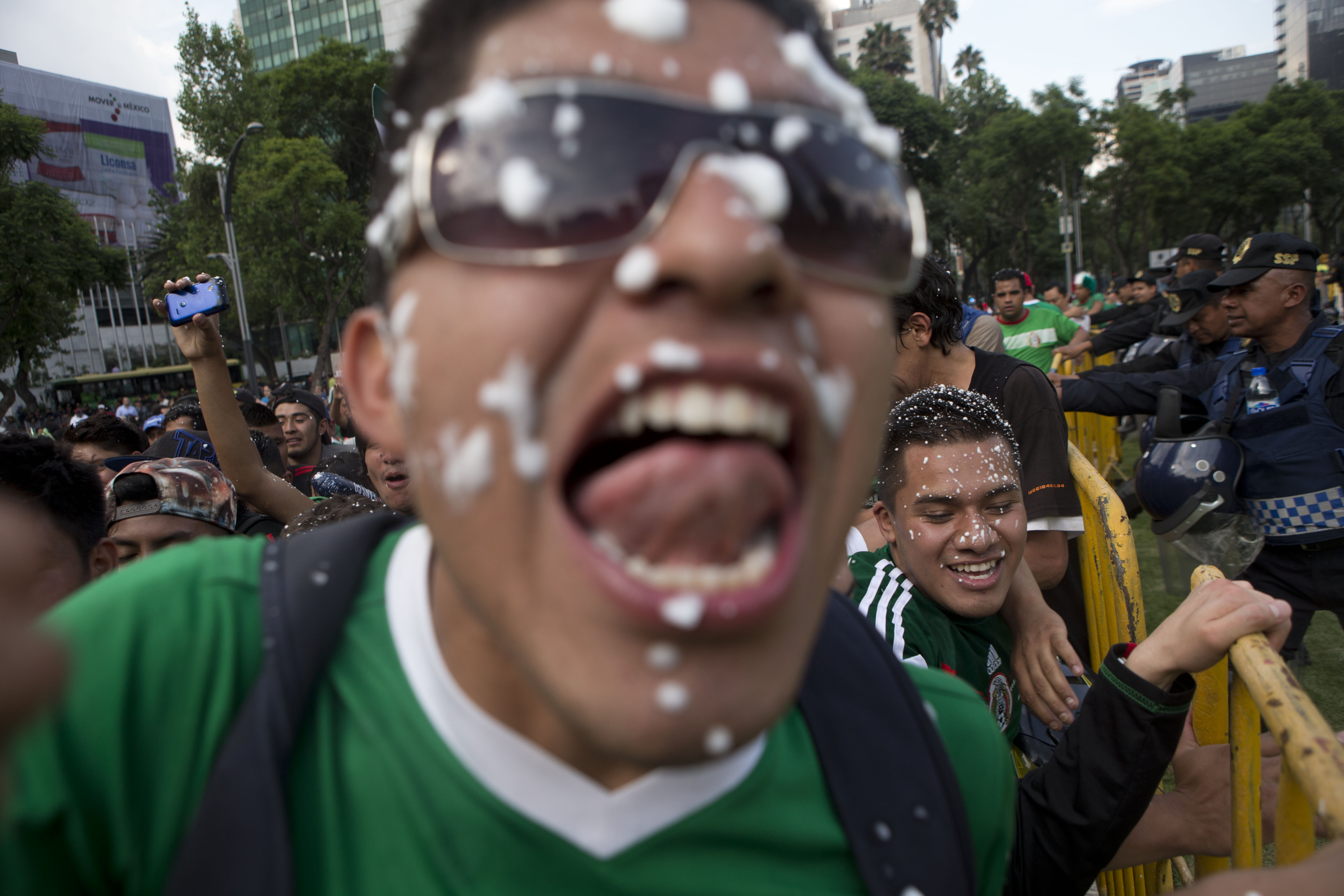 Tie with Brazil boosts soccer hopes of Mexico fans