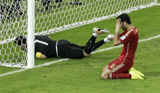 Mundial Brasil 2014 - 18 junio, España vs Chile