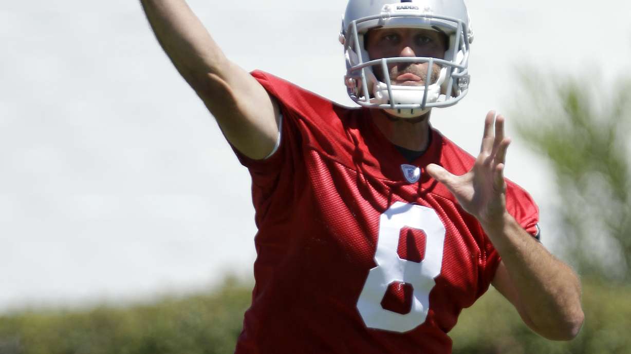 Raiders hope Schaub's '13 struggles are in past