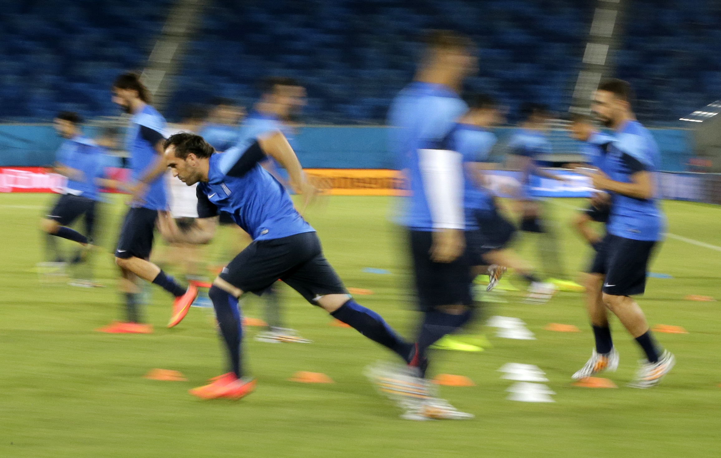 Greece players say goals will come at World Cup