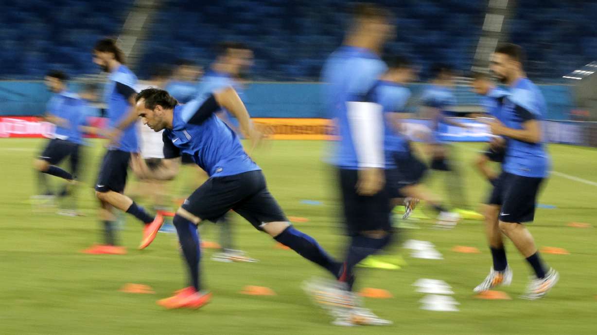 Greece players say goals will come at World Cup