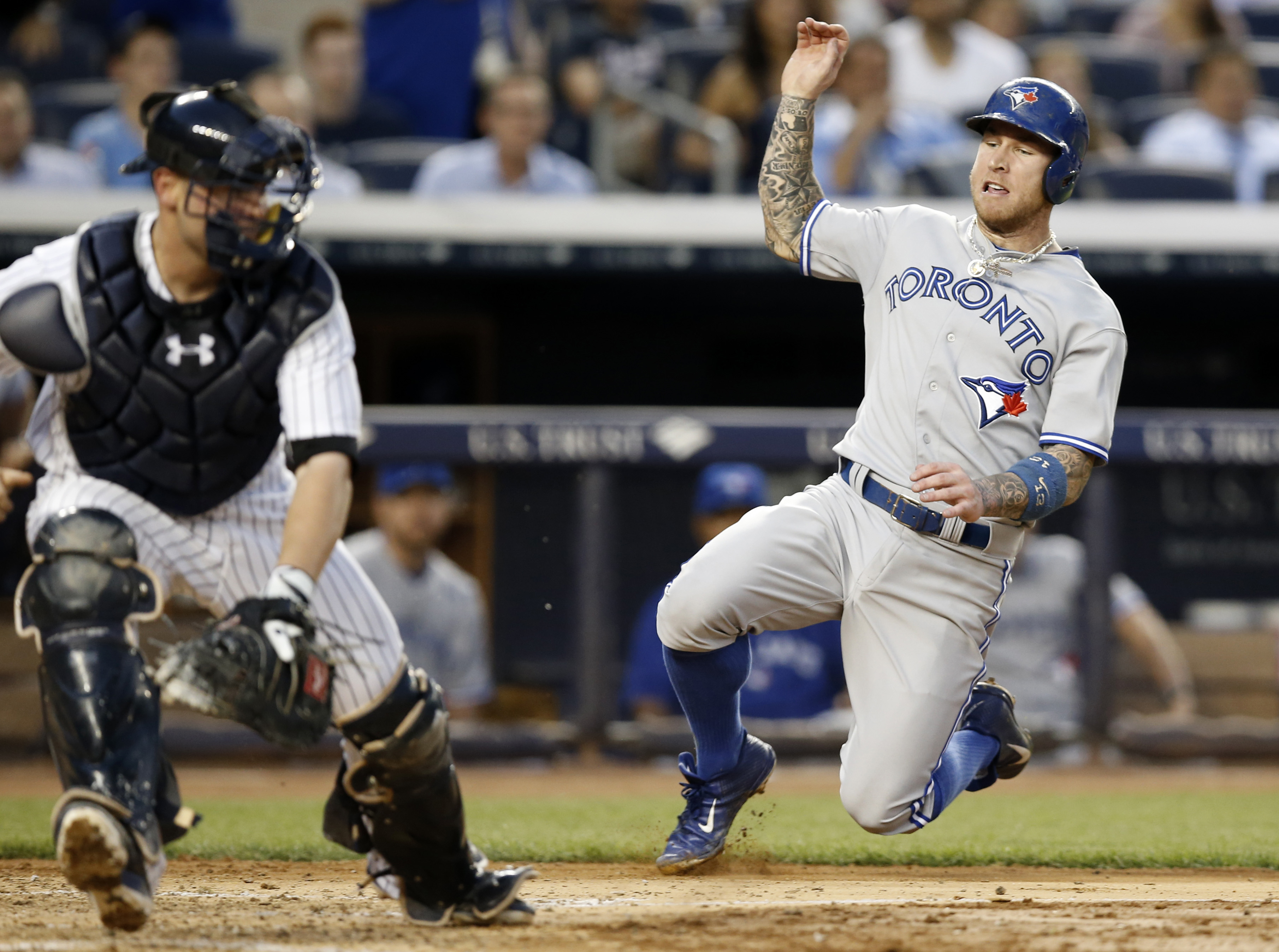 McCann, Yanks hand Jays 15th loss in row in Bronx