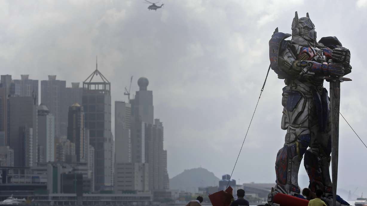 Hollywood stars in HK for 'Transformers' premiere
