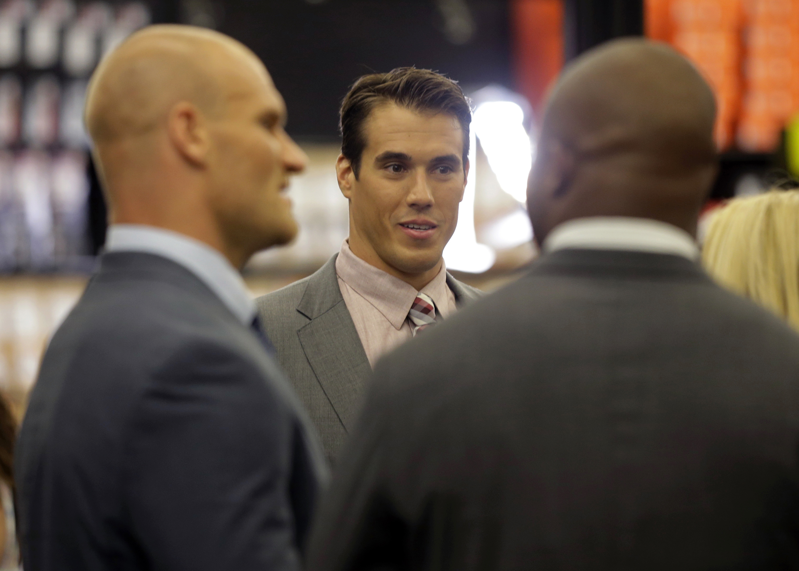 NFL players train for careers in broadcasting