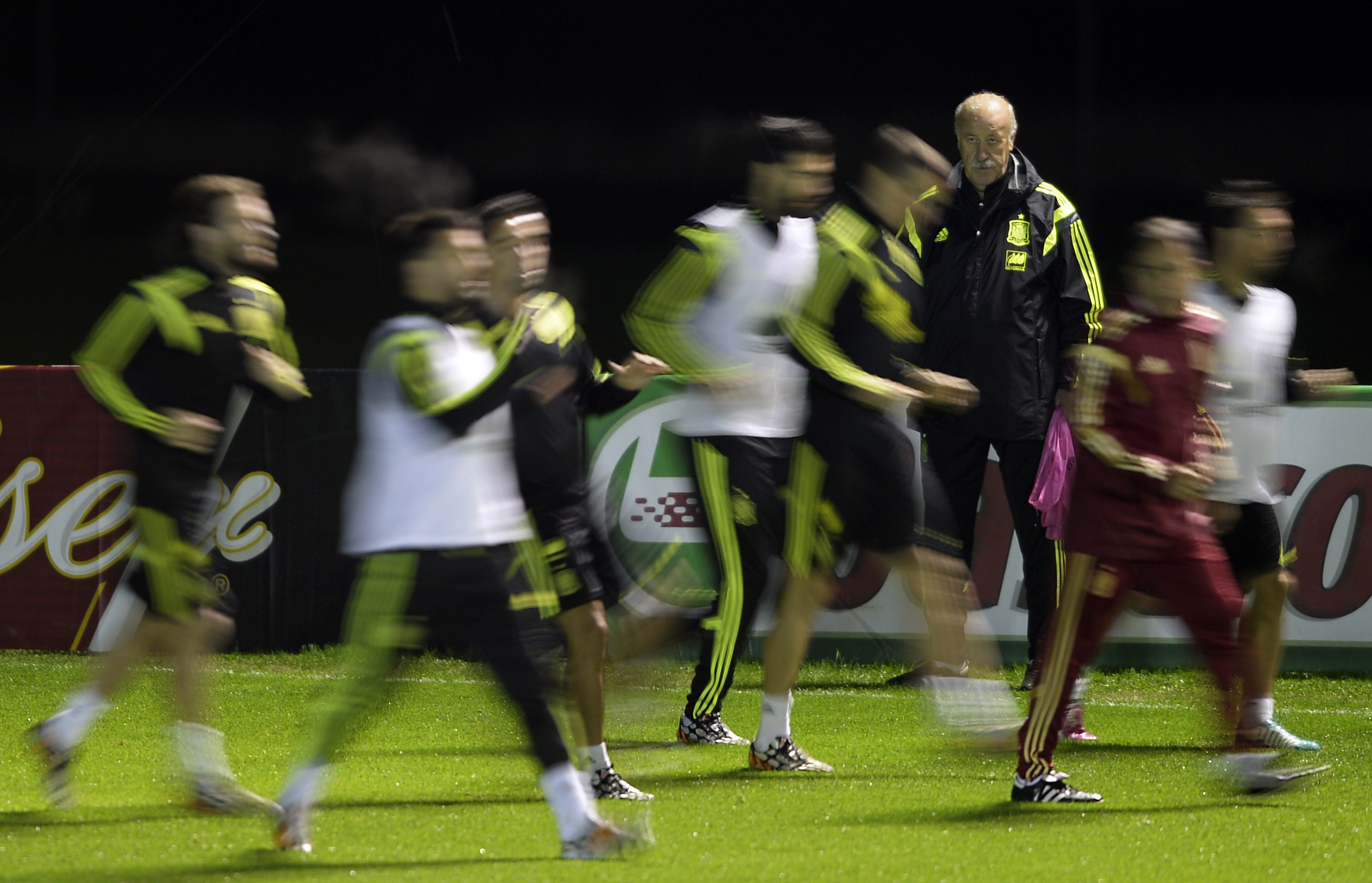 Spain squad trying to stay upbeat at World Cup