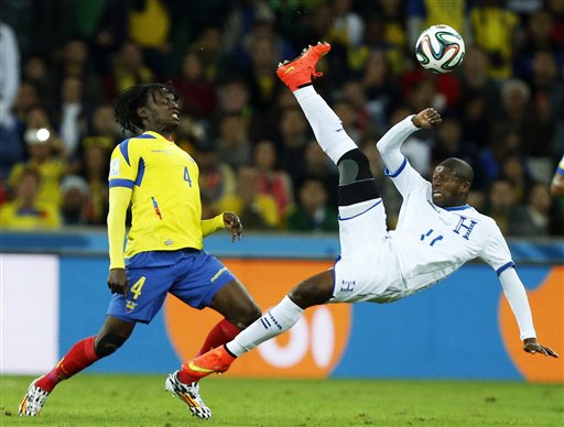 Mundial Brasil 2014 - 20 junio, Ecuador vs Honduras