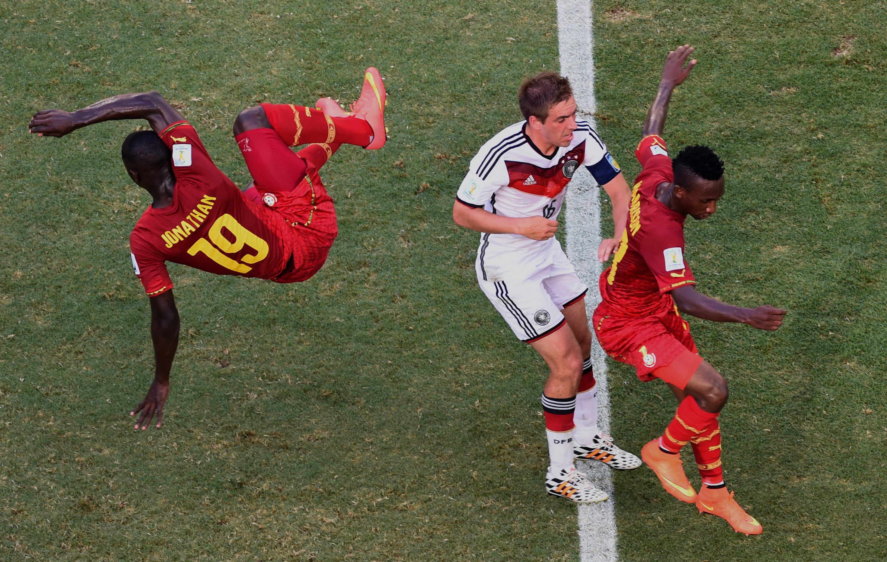 Ghana holds Germany 0-0 at halftime