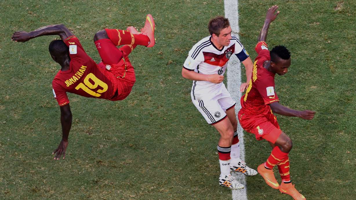 Ghana holds Germany 0-0 at halftime