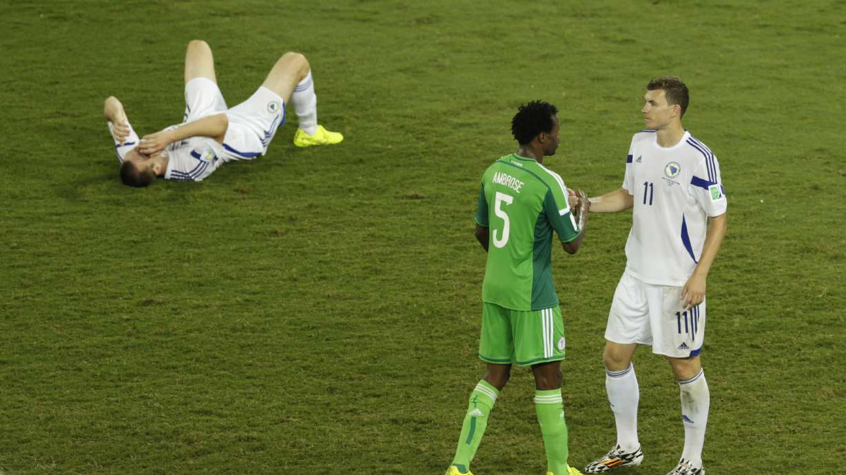 Bosnia-Herzegovina's 1st World Cup lasts 1 week